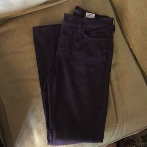 Women’s NYDJ Samantha slim, wine colored jeans, Sz 8